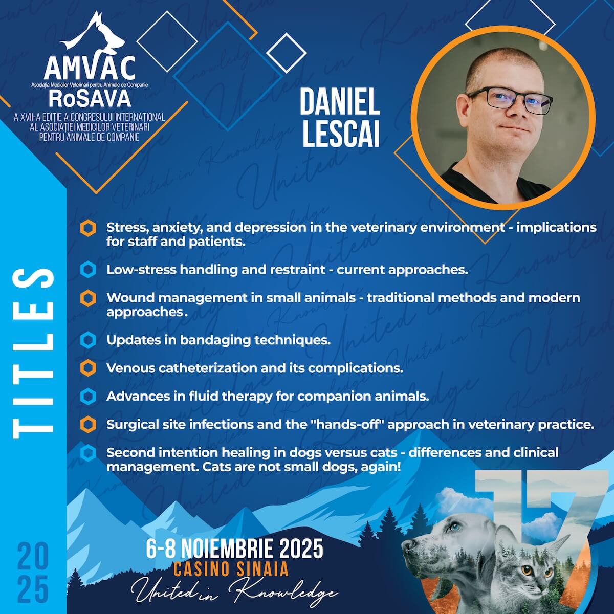 Daniel Lescai | Lectori Congres AMVAC 2025