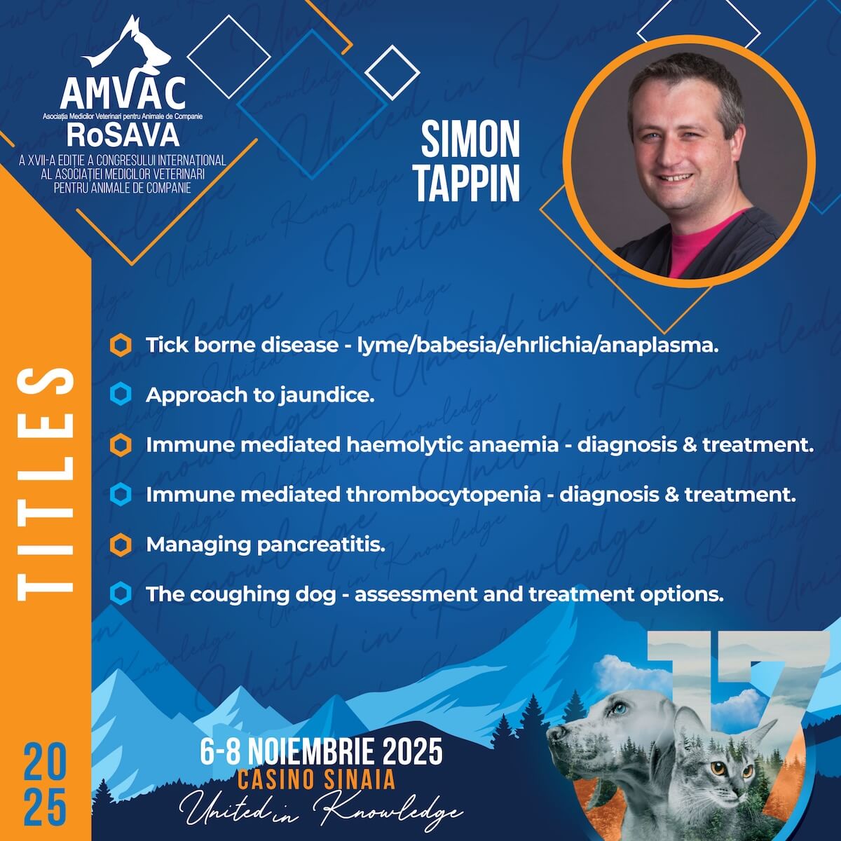Simon Tappin | Lectori Congres AMVAC 2025