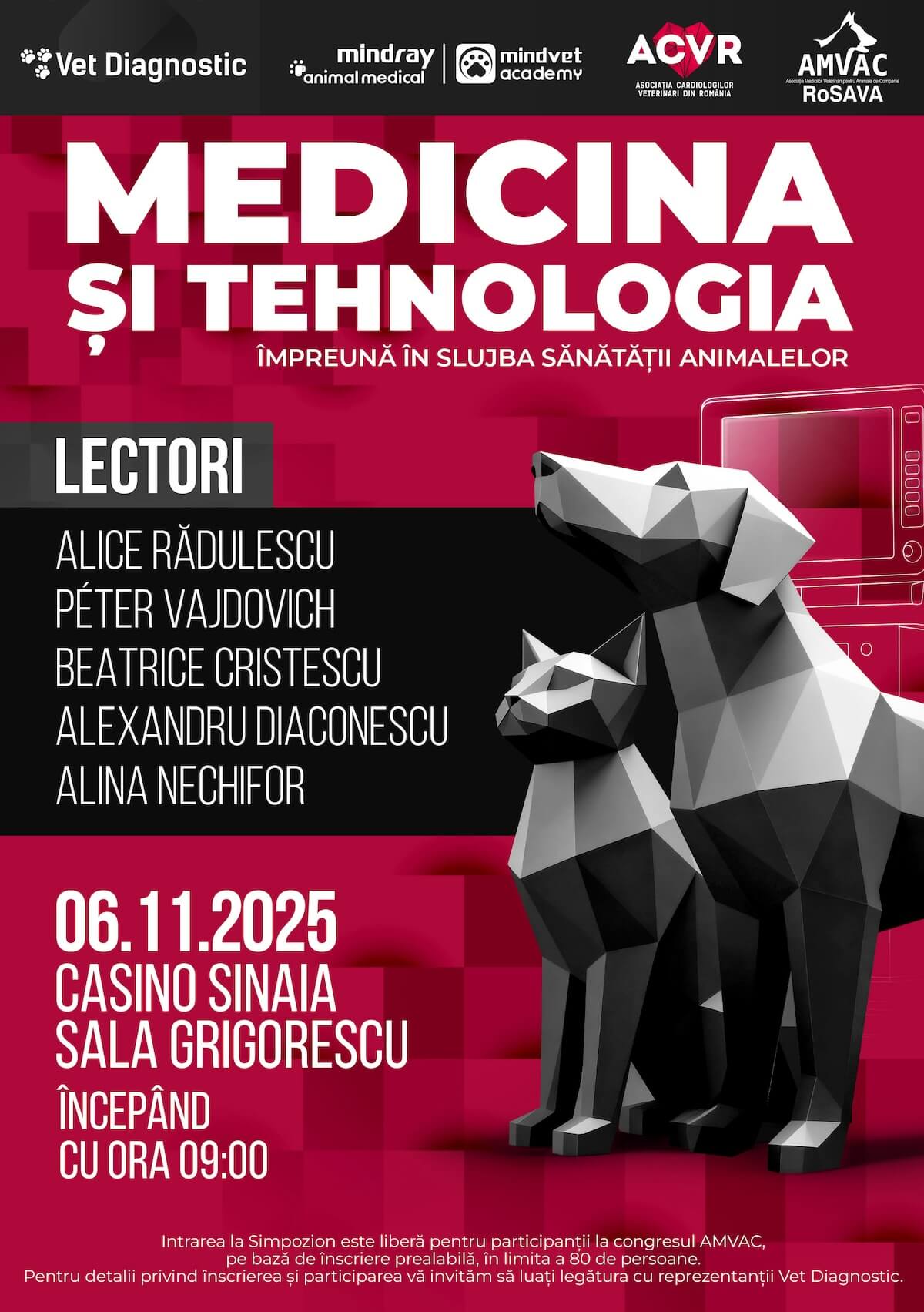 Workshop Medicina și tehnologia Vet Diagnostic & ACVR | AMVAC 2025