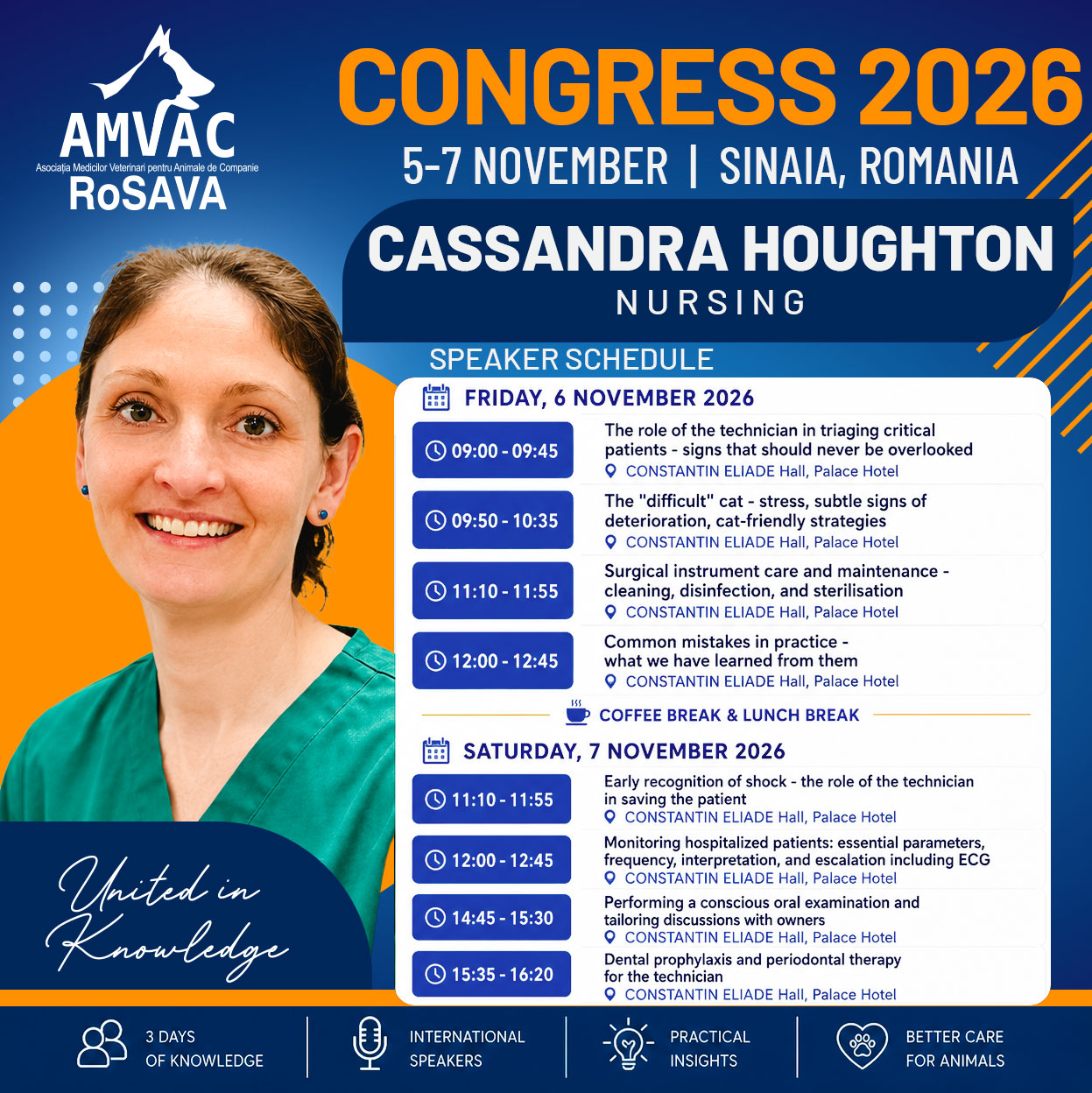 Cassandra Houghton | Lector Congres AMVAC 2026