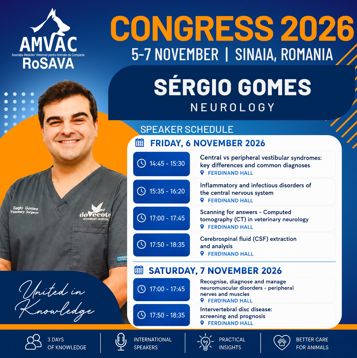 Sergio Gomes | Lector Congres AMVAC 2026