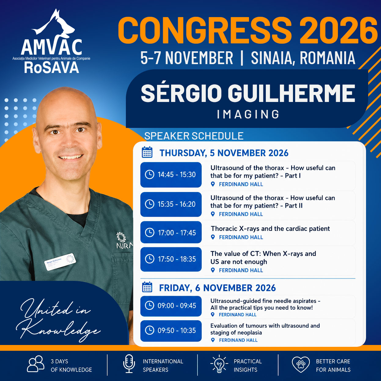 Sergio Guilherme | Lector Congres AMVAC 2026