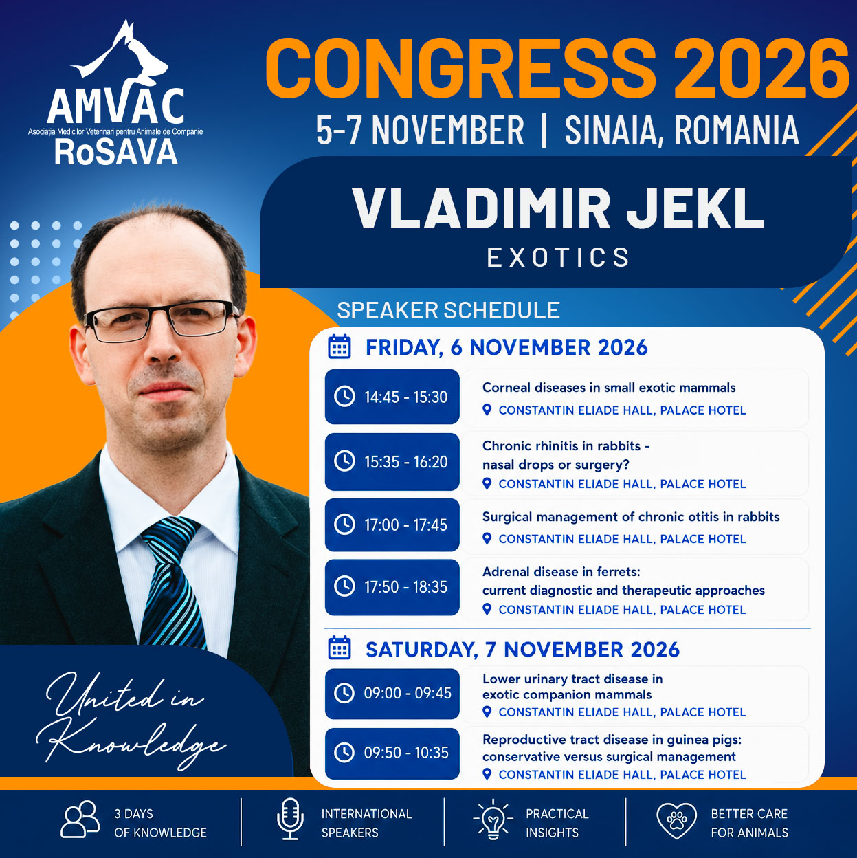 Vladimir Jekl | Lector Congres AMVAC 2026