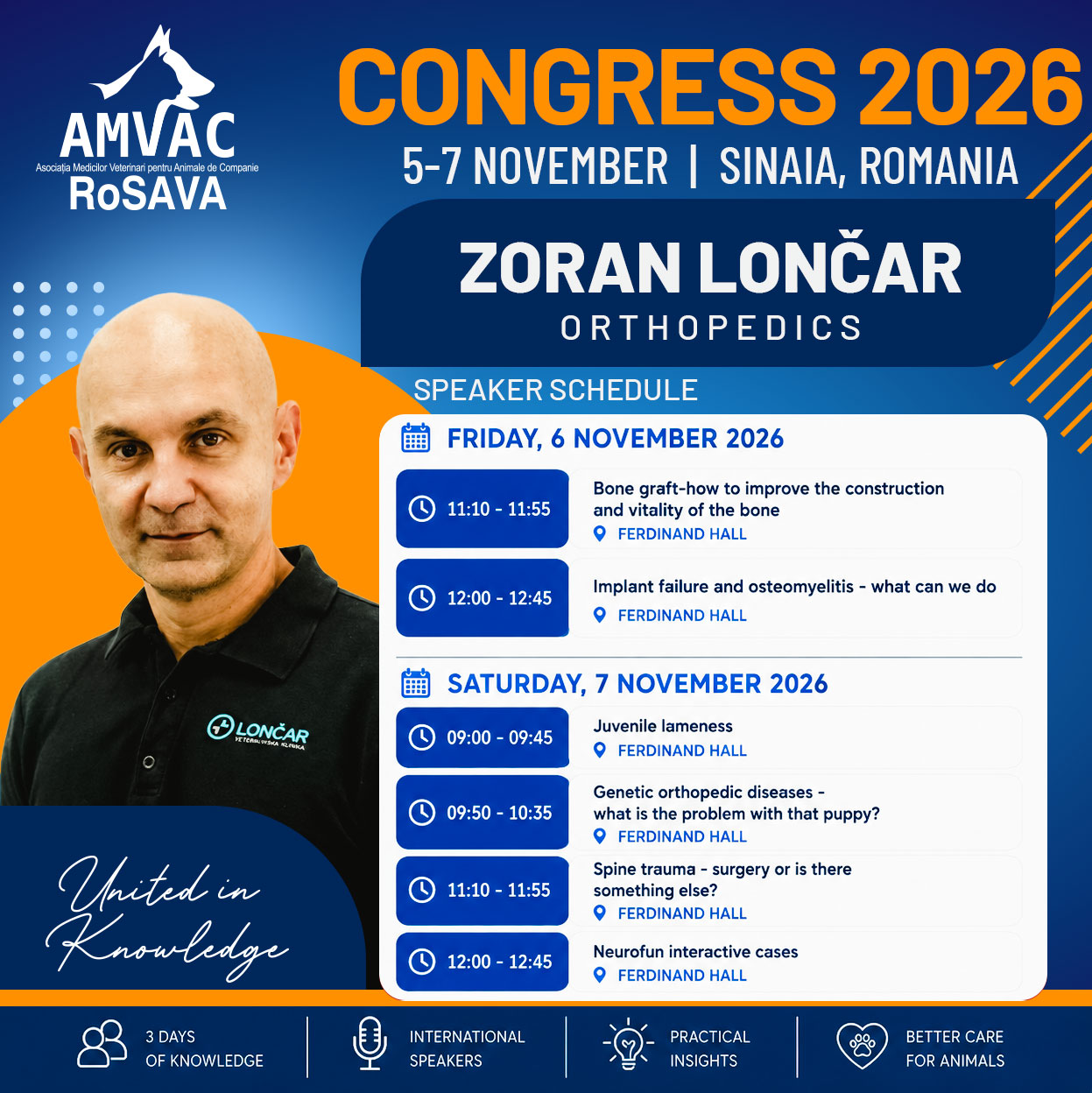 Zorlan Loncar | Lector Congres AMVAC 2026