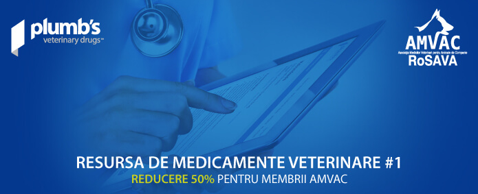 Plumb's veterinary drugs - Reducere 50% pentru membrii AMVAC